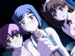 Cute Anime Group Threesome Fucked