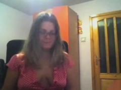 Webcam show with pretty rosebud