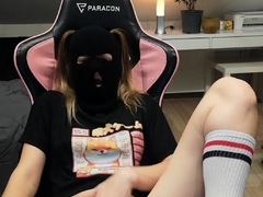OnlyFans teen Orgasms on Gaming chair