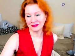 Amateur Redhead Masturbates Then Gives A Blowjob